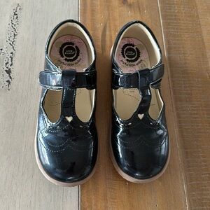 Livie & Luca Black AMICA T-Strap Mary Jane